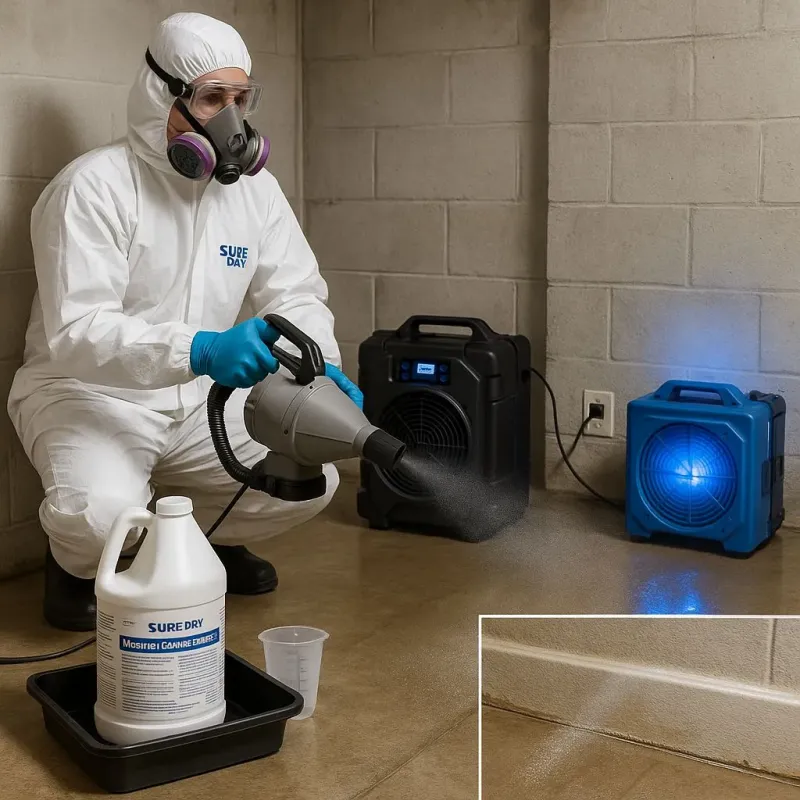 Sanitization and Odor Removal process in Walker, LA