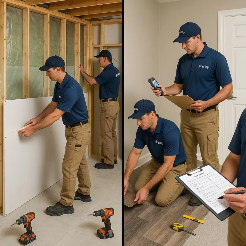 Repairs and Reconstruction process in Walker, LA